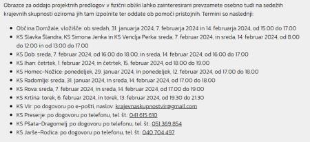 Termini - pomoč pri izpolnjevanju obrazca za oddajo predloga